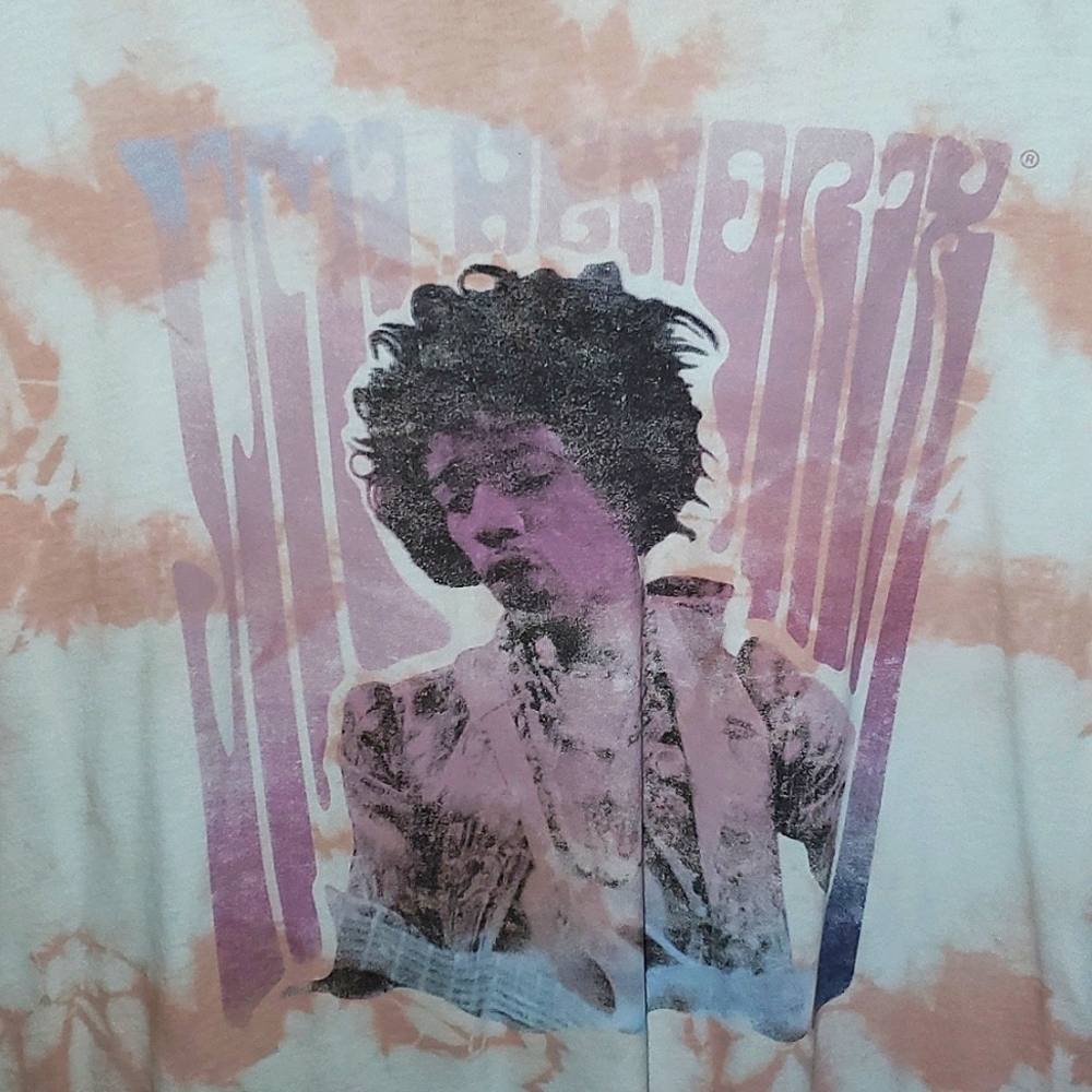 NWOT Women's Jimi Hendrix Tie Dye Tshirt